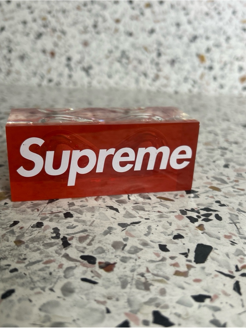 Supreme New York Glass Sand Timer Spring/Summer 15 SS15 Box Logo